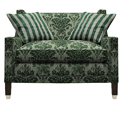 Duresta Grayson Reading Chair, Umber Leg Mulsanne Emerald